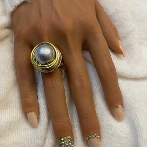 Simulated Pearl Ring